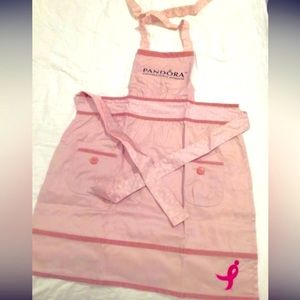 Authentic NEW Pandora Apron breast cancer month - limited edition.
